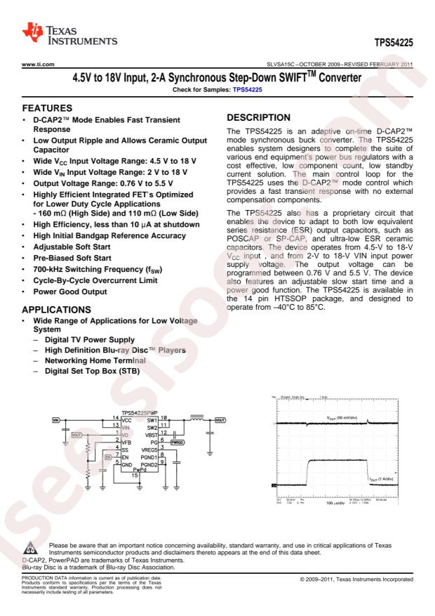 TPS54225PWP