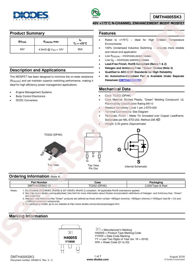 DMTH4005SK3-13
