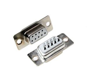 DB9 PIN D-SUB SOLDER FEMALE WHITE