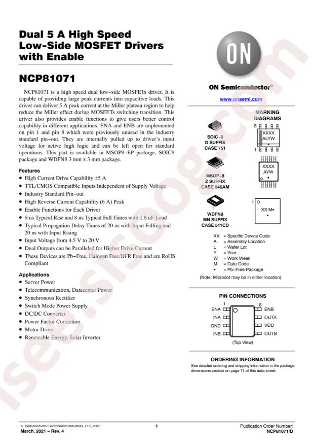NCP81071BZR2G