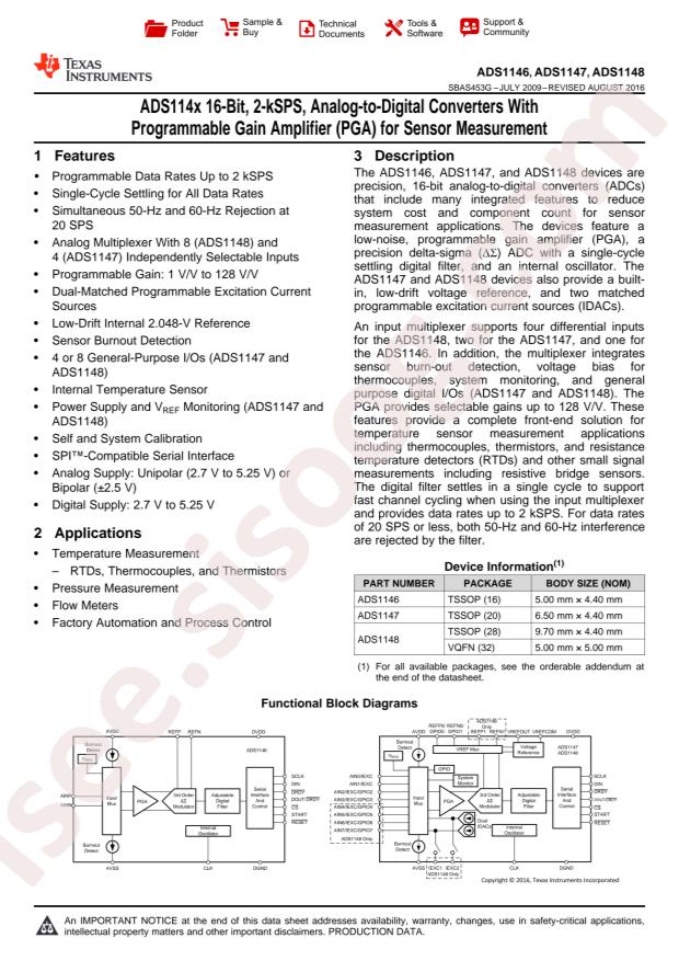 ADS1148IPW