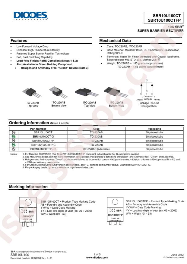 SBR10U100CT