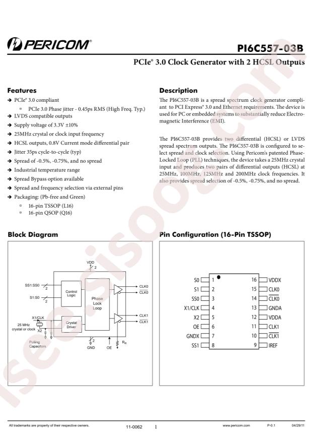 PI6C557-03BLEX