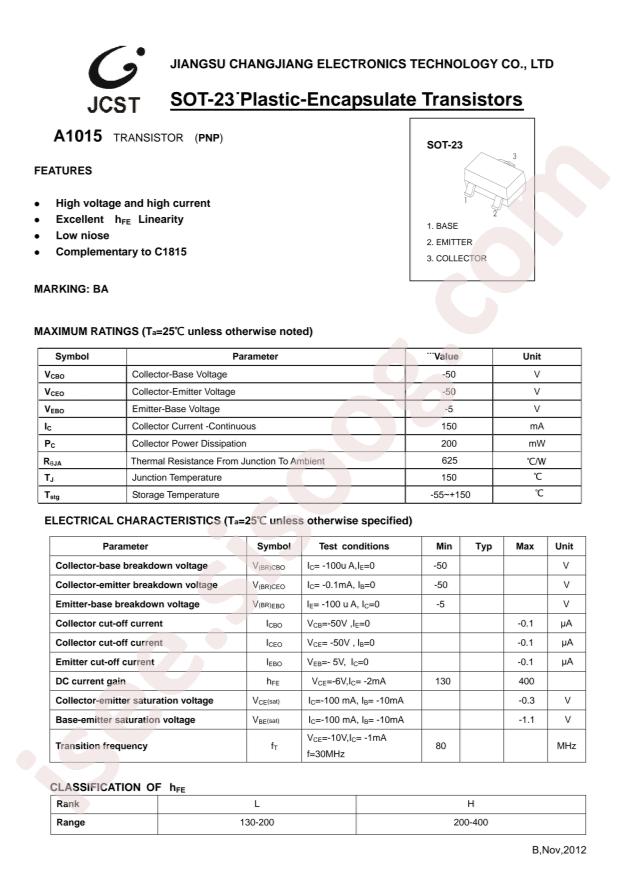 JSCJ A1015(RANGE:120-240)