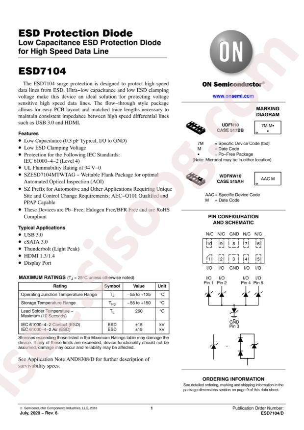SZESD7104MUTAG