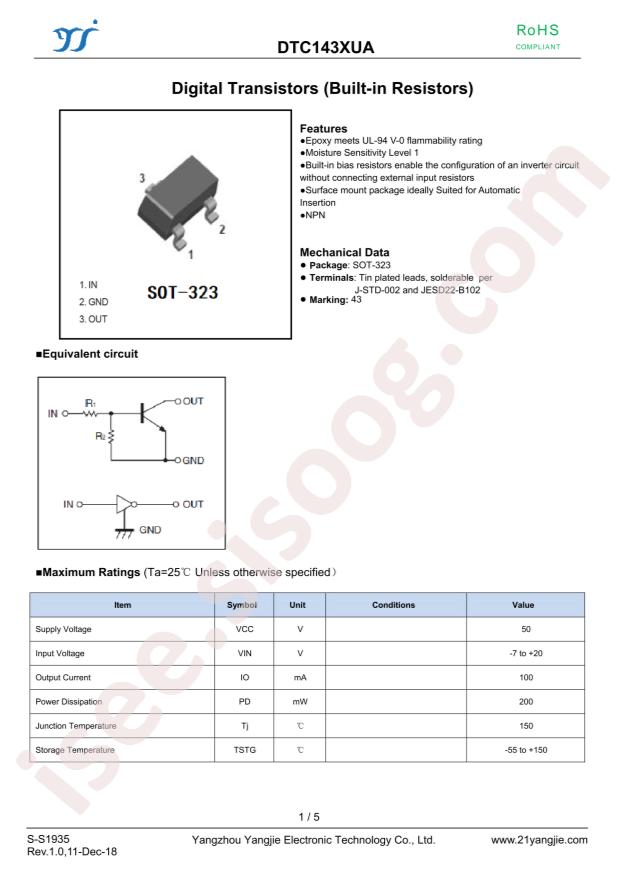 DTC143XUA
