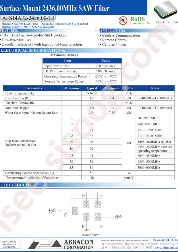 AFS14A72-2436.00-T3