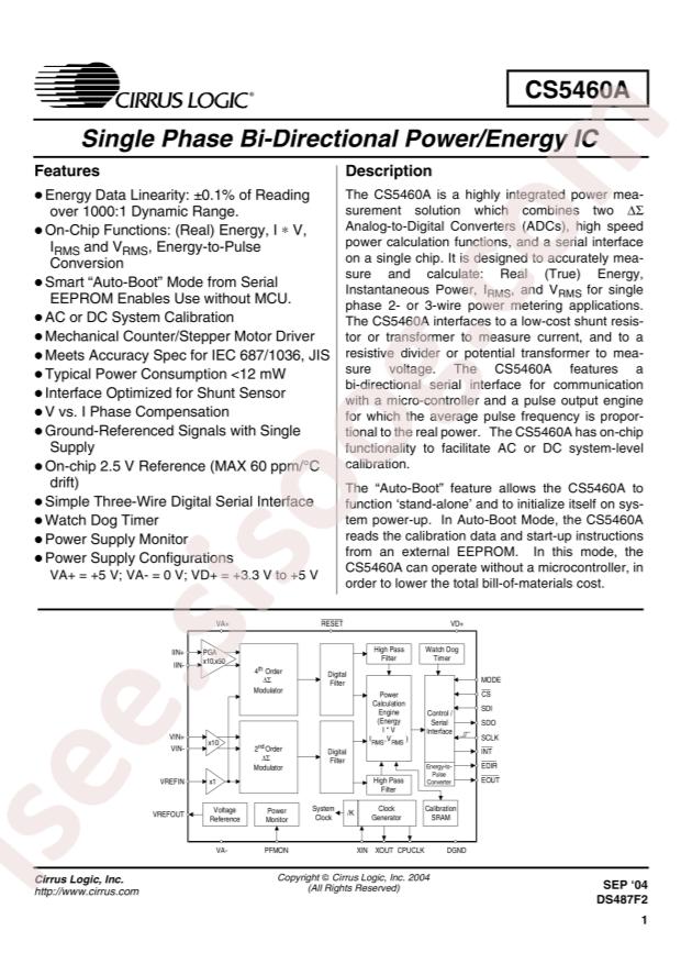 CS5460A-BSZ