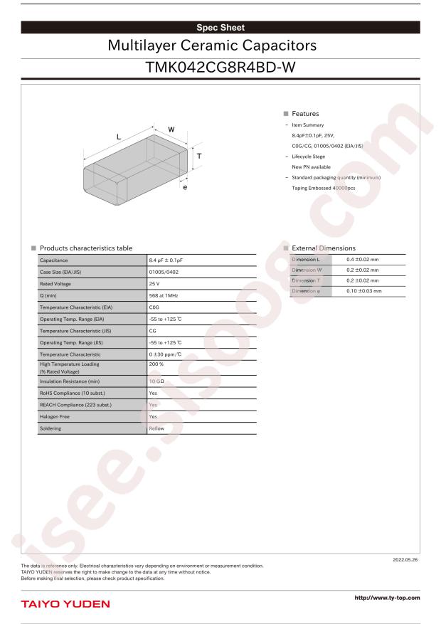TMK042CG8R4BD-W