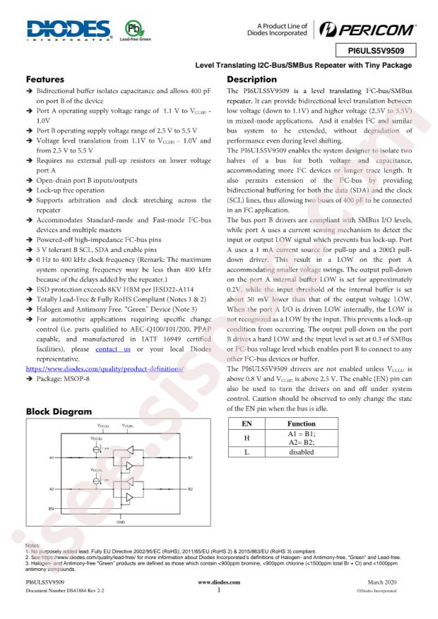PI6ULS5V9509UEX