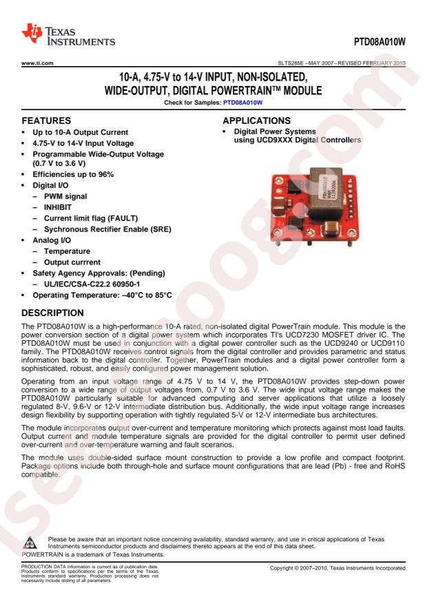PTD08A010WAD