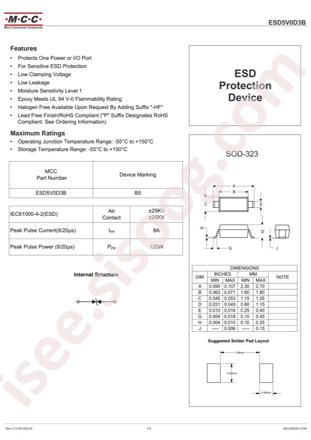 ESD5V0D3B-TP