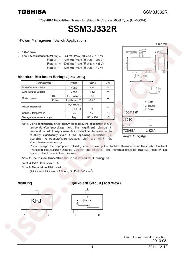 SSM3J332R,LF