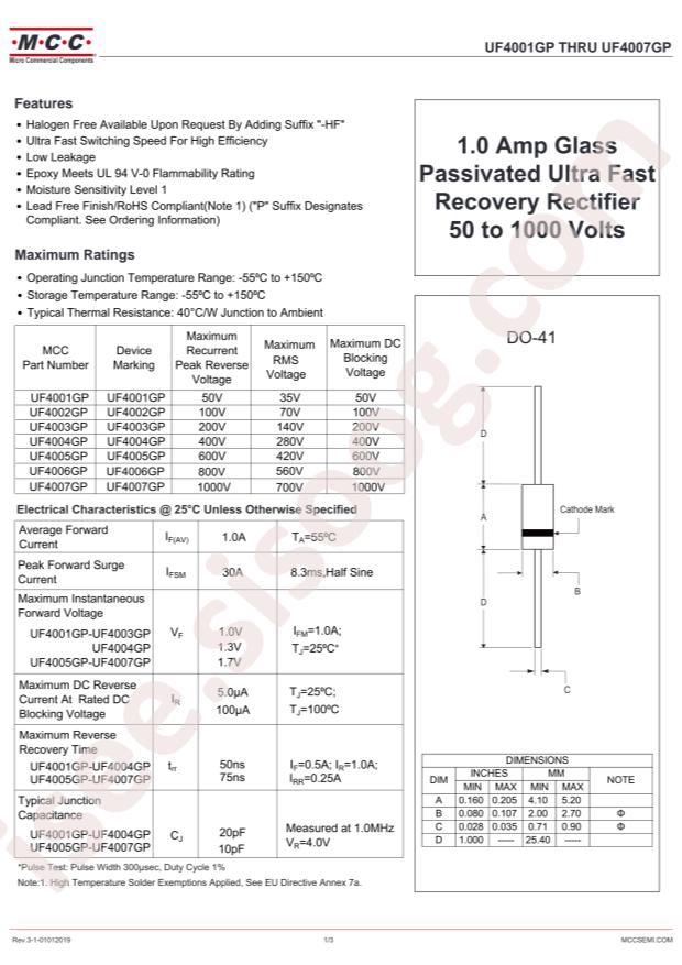 UF4007GP-TP