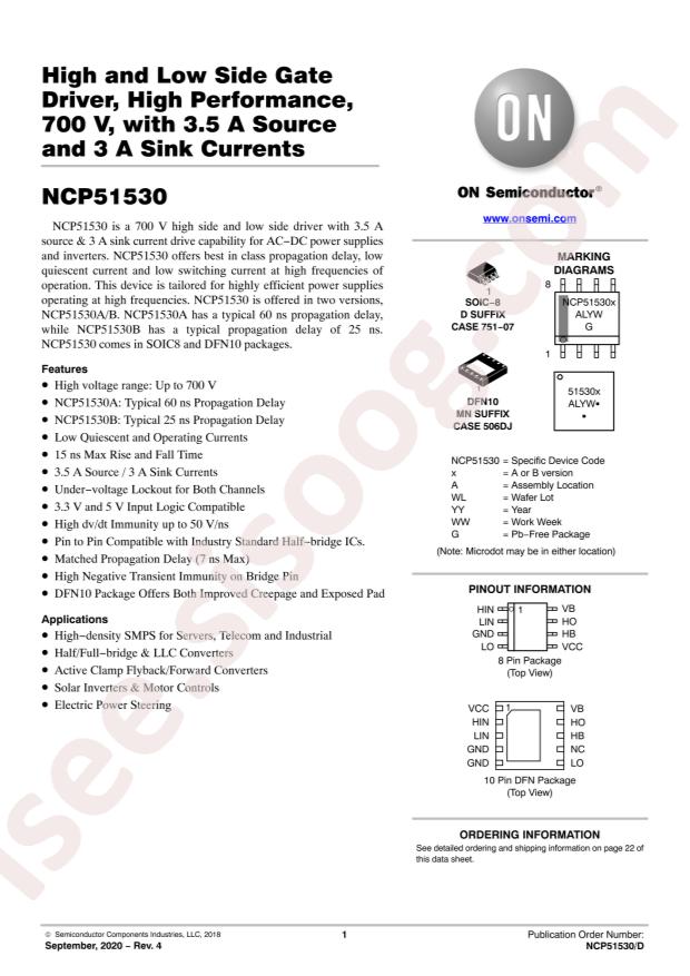 NCP51530ADR2G