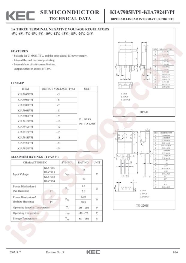 KIA7906PI-U/PF