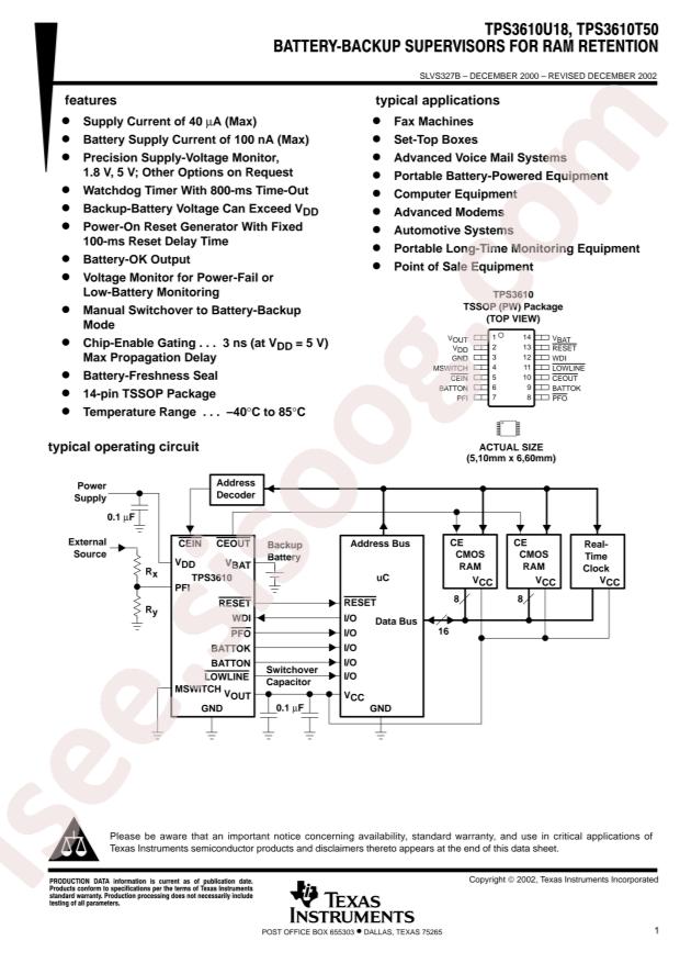 TPS3610U18PW