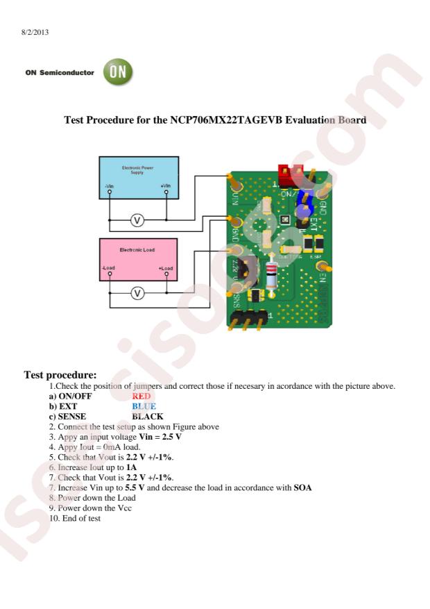 NCP706MX22TAGEVB