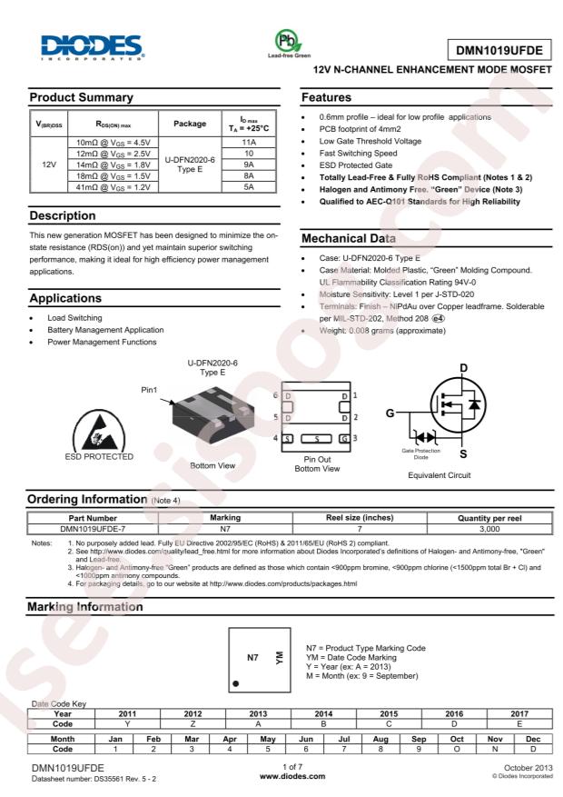 DMN1019UFDE-7