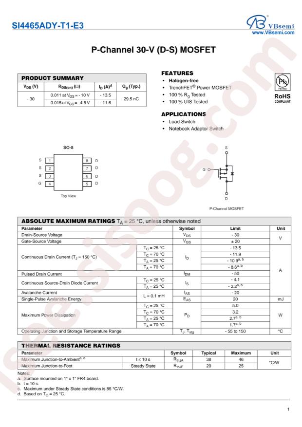 SI4465ADY-T1-E3-VB