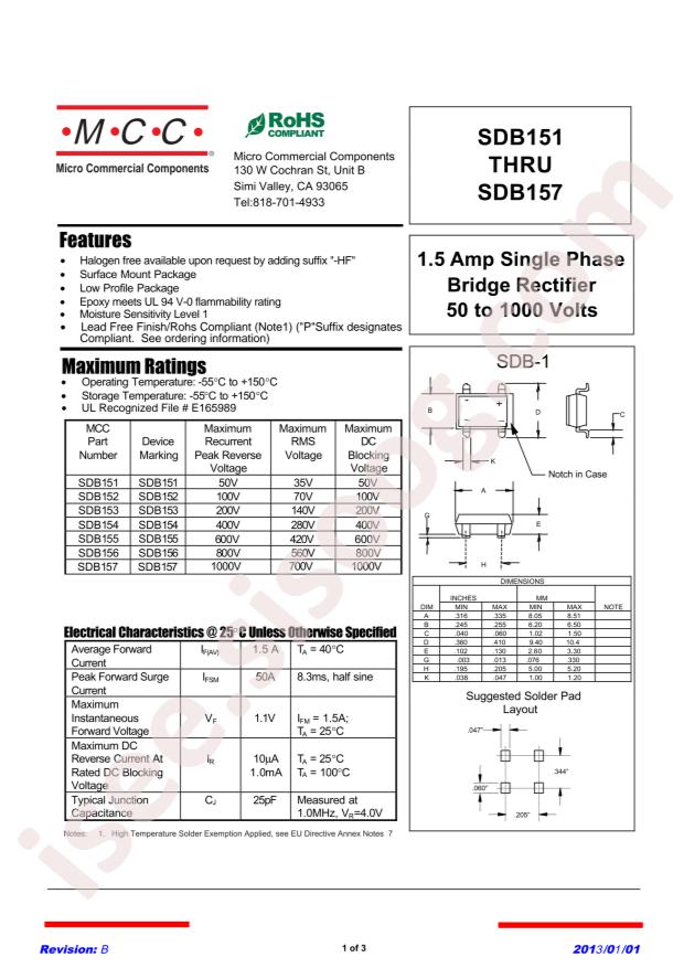 SDB157-TP