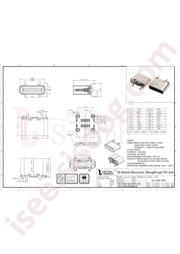 GT-USB-7055