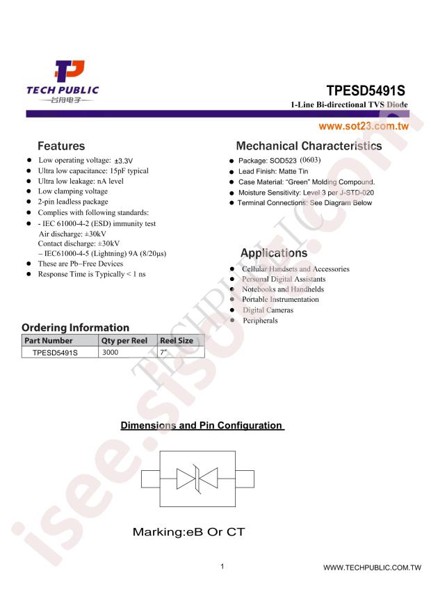TPESD5491S