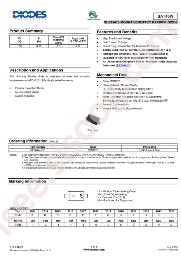 BAT46W-7-F