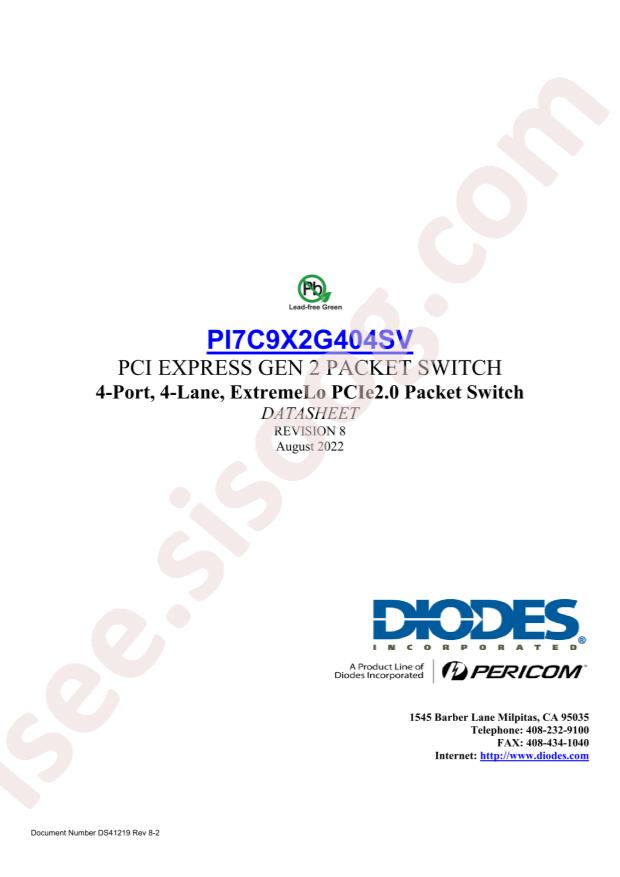 PI7C9X2G404SVAFDEEX