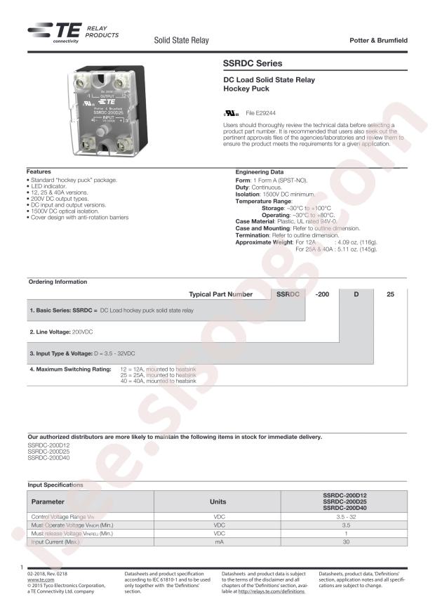 SSRDC-200D25