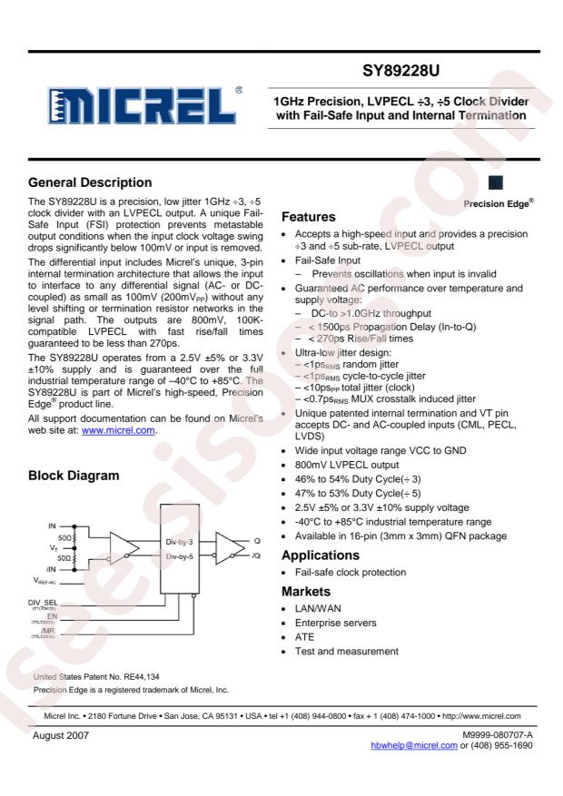 SY89228UMG