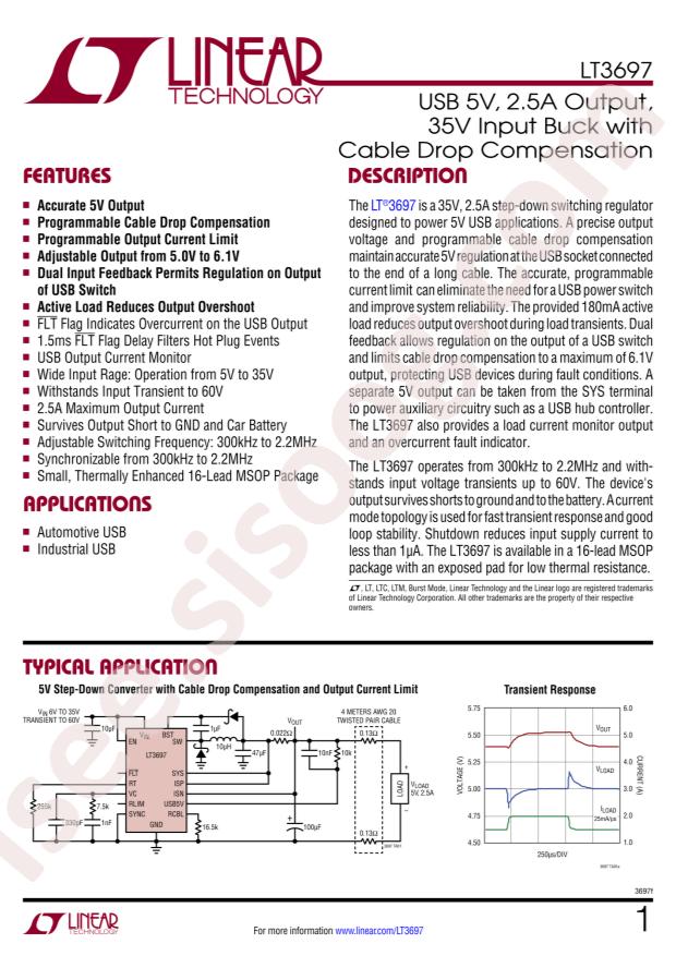 LT3697EMSE#PBF