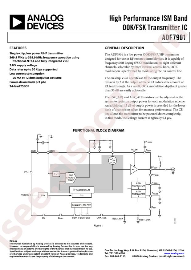 ADF7901BRUZ-RL