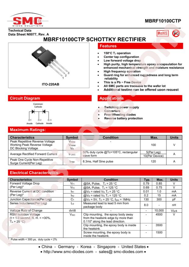 MBRF10100CTP