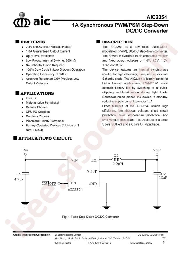 AIC2354GV5TR