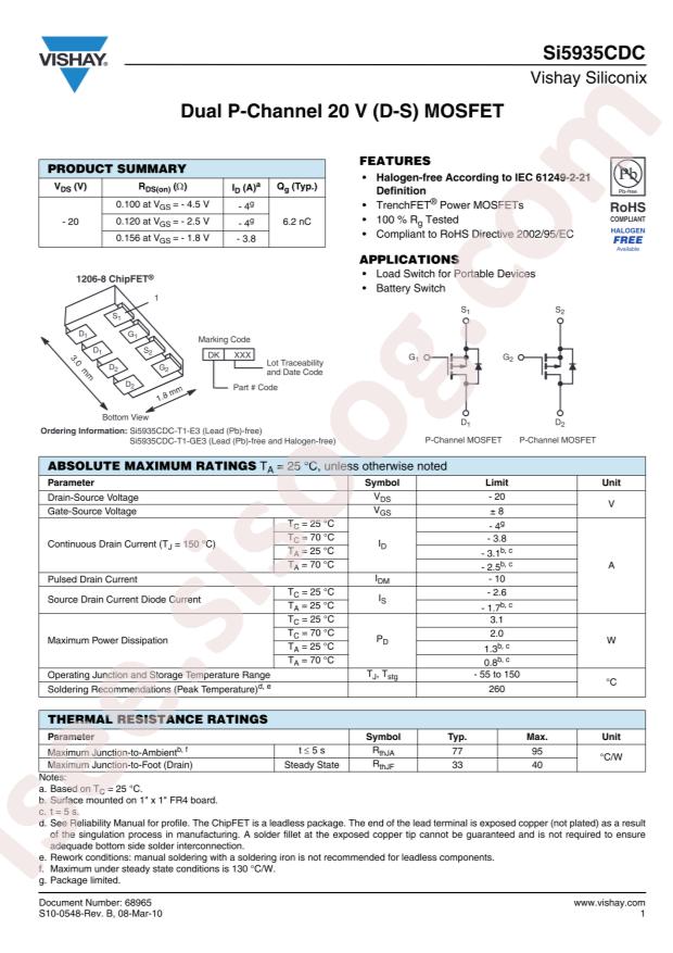 SI5935CDC-T1-GE3