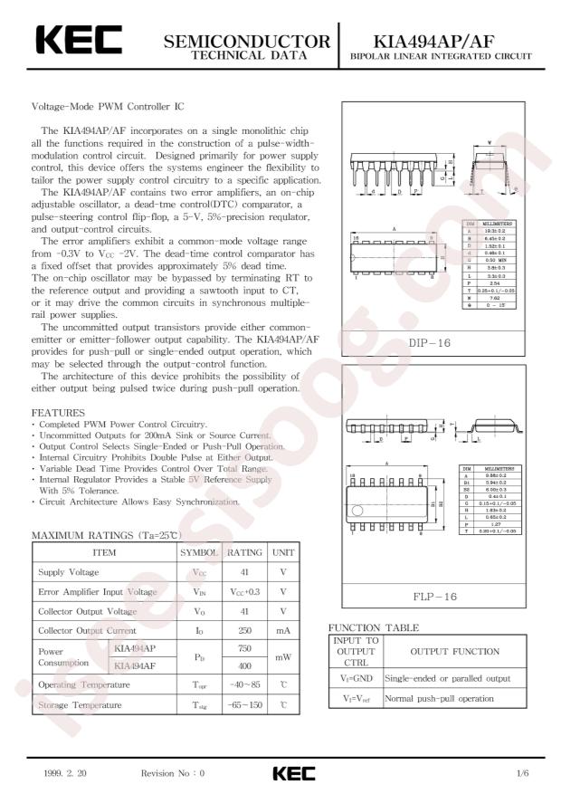 KIA494AP/P