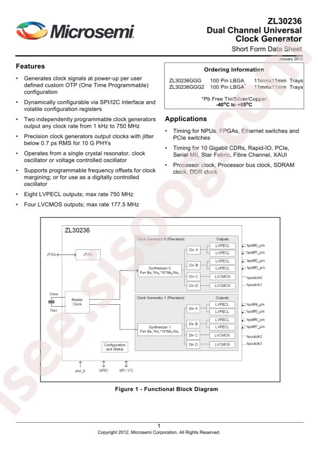 ZL30236GGG2