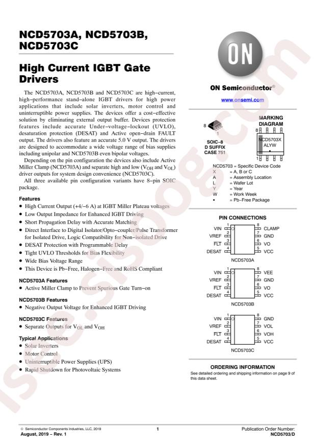 NCD5703CDR2G
