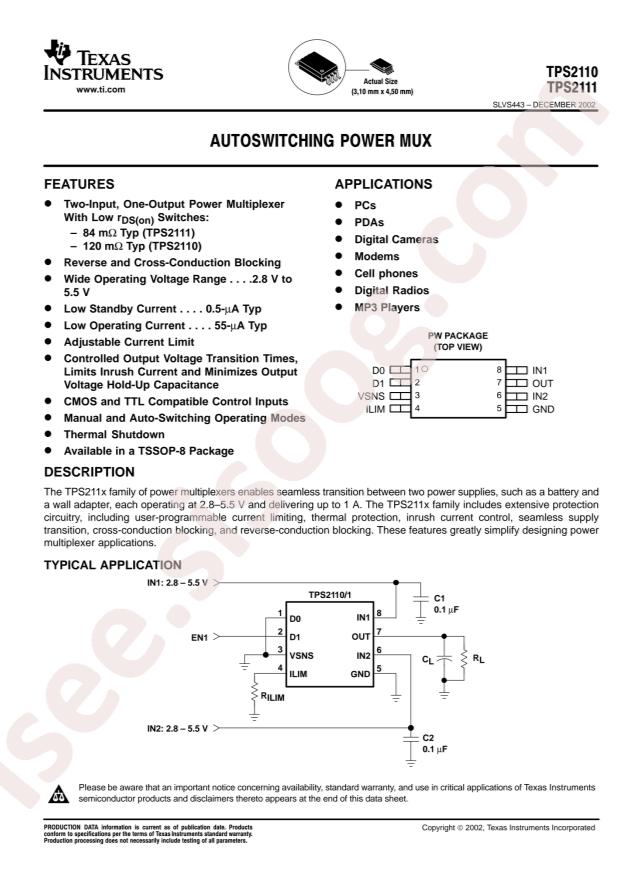TPS2110PWG4
