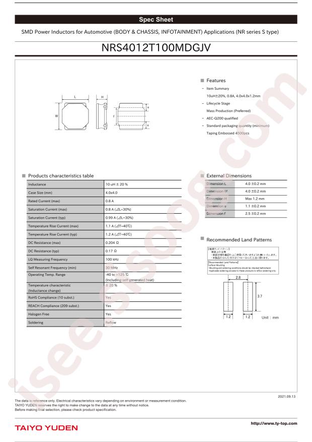NRS4012T100MDGJV
