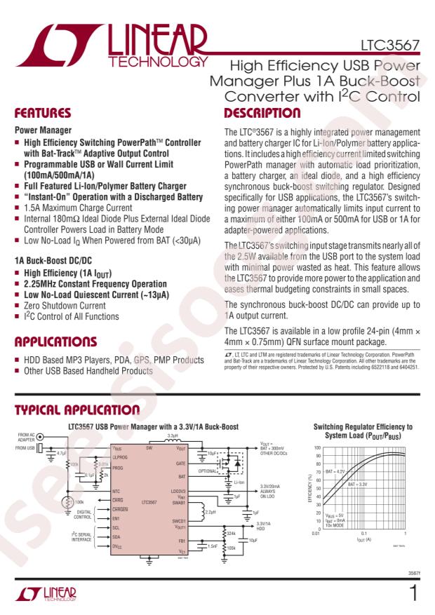 LTC3567EUF#PBF
