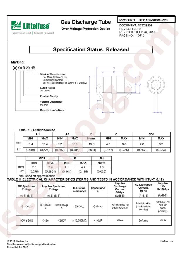 GTCA38-900M-R20