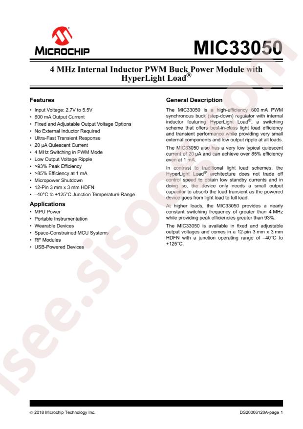 MIC33050-GYHL-TR