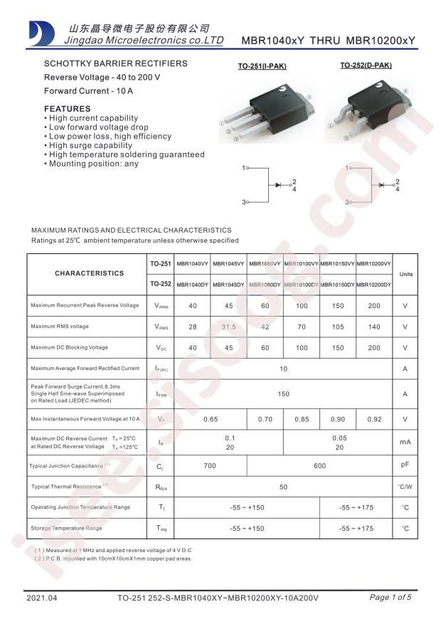 MBR10150DY
