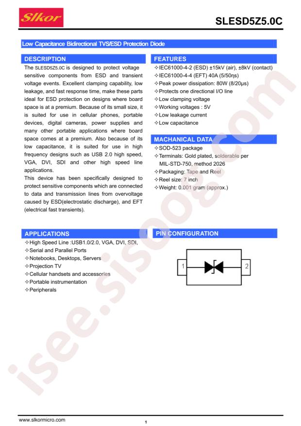 SLESD5Z5.0C