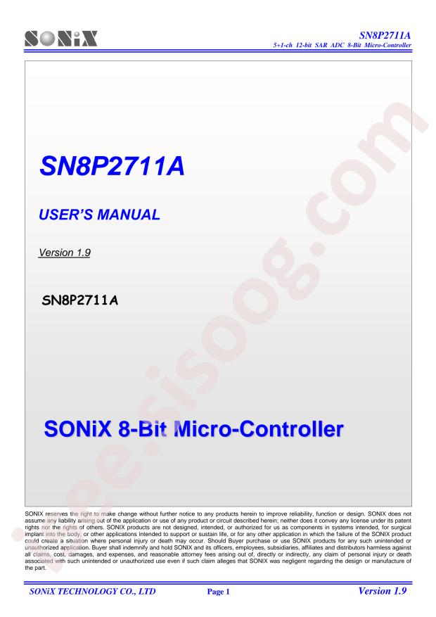 SN8P2711A