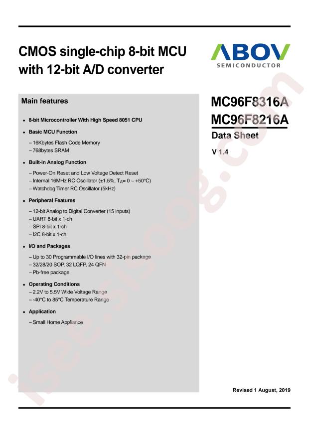 MC96F8316AMBN