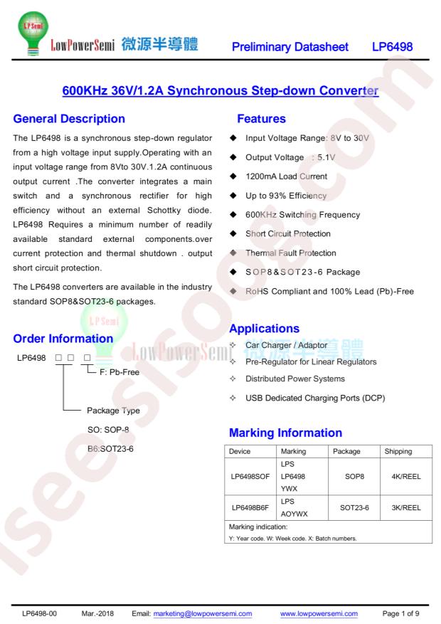 LP6498SOF