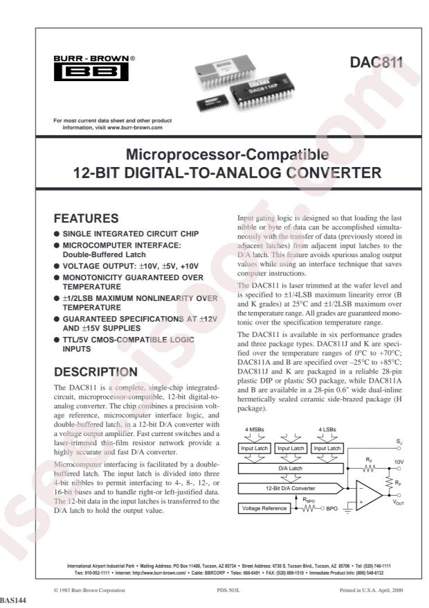 DAC811JU